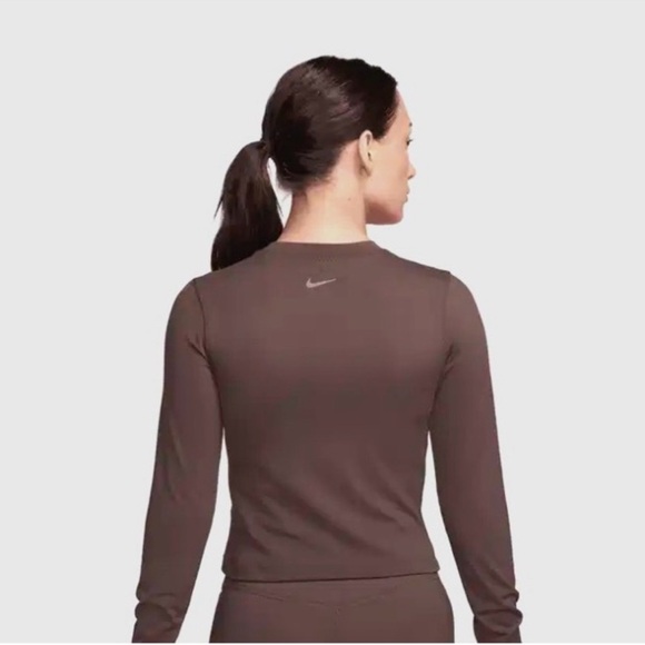 Nike Tops - Nike One, Dri Fit Long Sleeve Top, Baroque Brown, Small